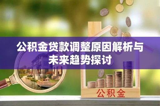 乌恰公积金贷款调整原因解析与未来趋势探讨