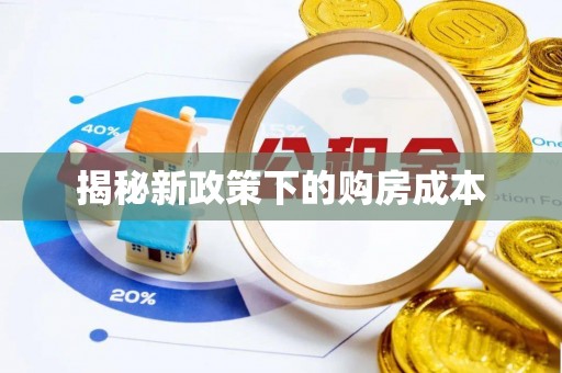 乌恰揭秘新政策下的购房成本